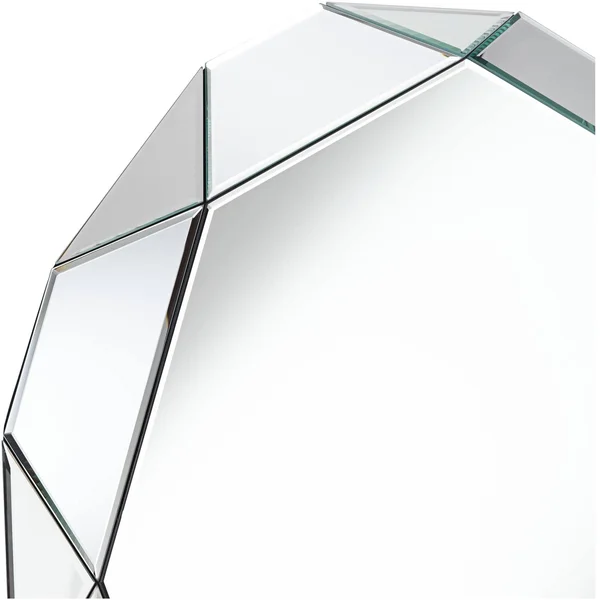 Noble Park Griffin 33x22 Round Geometric Angle Cut Wall Mirror