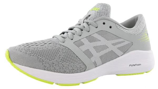 Asics Roadhawk FF (Men's) Mid Grey/White/Safety Yellow - 8.5