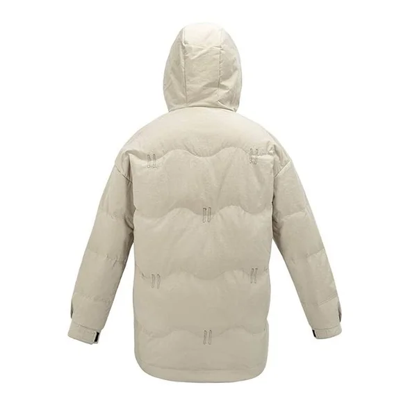 Mens Hooded Down Jackets Winter Warm Windproof Coats Casual Fashion with Pockets - Black01 - Large