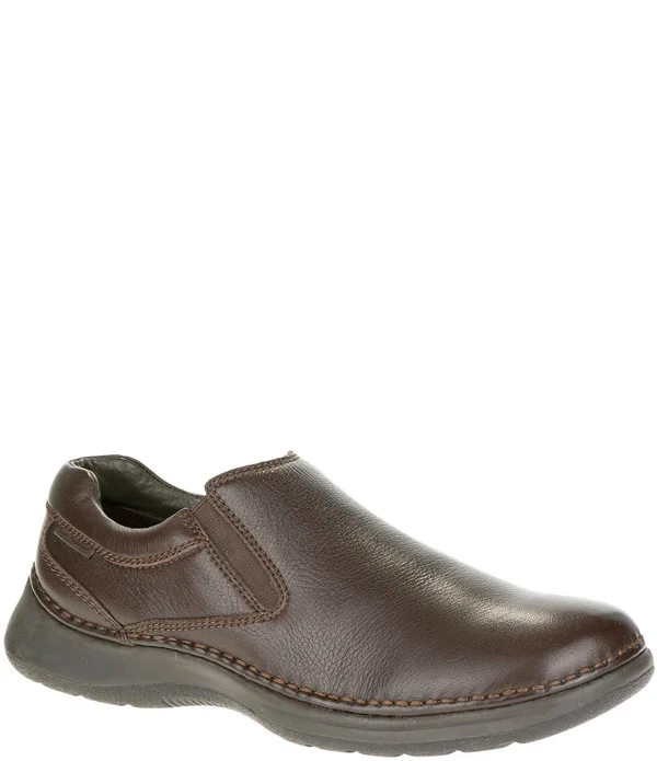 Hush Puppies Men's Lunar II Leather Shoes - Brown, 9