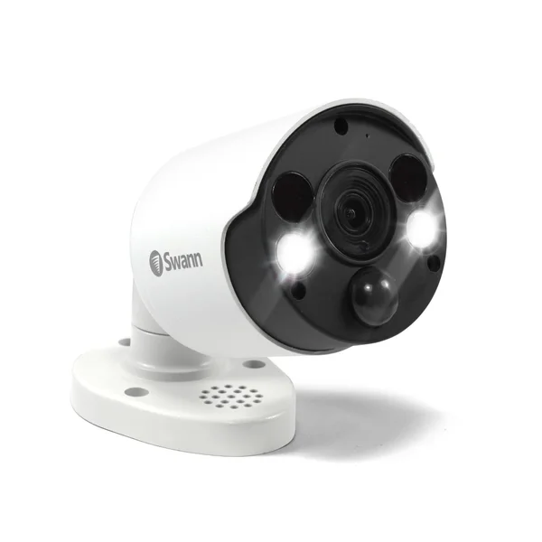 Swann Wired PIR Bullet Security Camera & Spotlight - 4K Ultra HD Surveillance Cam 885MSFB
