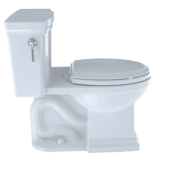 Toto Promenade II One-Piece Elongated 1.28 GPF Toilet with CeFiONtect and Right-Hand Trip Lever, Cotton White (MS814224CEFRG#01)