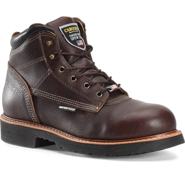 Carolina CA1815 Brown 6 inch Composite Toe Waterproof Work Boot, 9 Medium (D)