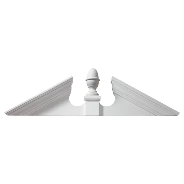 Fypon - Ltd. AP667 67x22W x 23 1/4x22H x 5 1/2x22P, Pitch 12, 12 Acorn Pediment