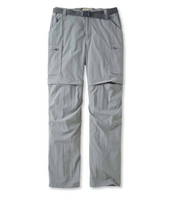 Women's Tropicwear Zip-Leg Pants Gray Large - L.L.Bean