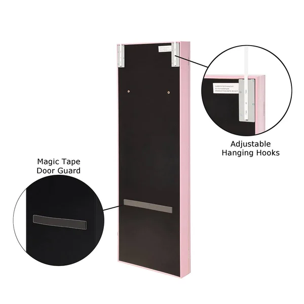 Inspired Home Galatea Jewelry Armoire Over-The-Door