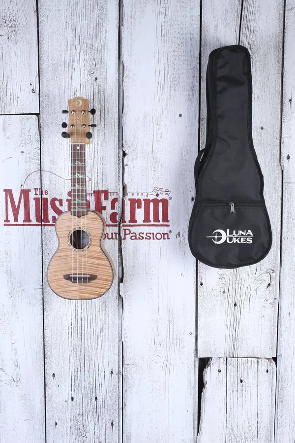 Luna High Tide Exotic Mahogany Ukulele Soprano