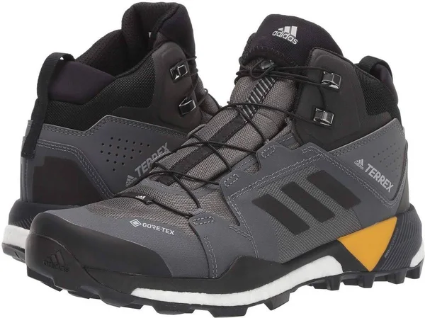 Adidas Men's Terrex Skychaser XT Mid GTX Shoes Grey Five, Black, Active Gold 8.5