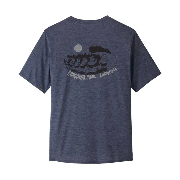 Patagonia Capilene Cool Daily Graphic Shirt - Men's XXL Bison Stampede: Smolder Blue X-Dye