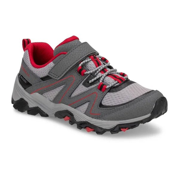 Merrell Kid's Trail Quest - Size: 10.5, Grey/Red/Black