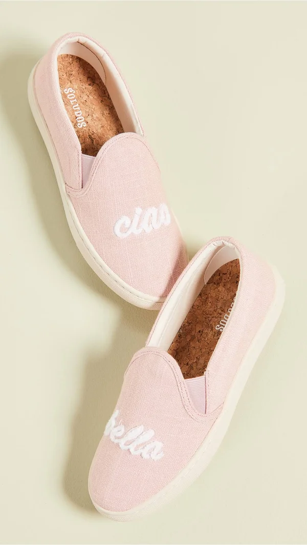 Soludos Ciao Bella Sneaker Women's Shoes Dusty Rose : 7.5 B