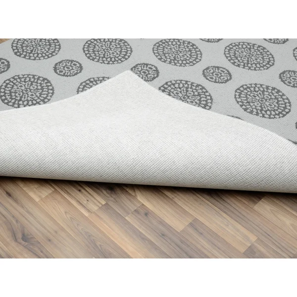 Garland Rug Memento Area Rug - 5 ft. x 7 ft, Silver/Cinder Gray