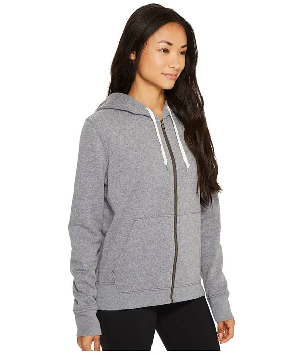 Under Armour Women's Favorite Fleece Full Zip Hoodie, Carbon Heather /Charcoal, Large