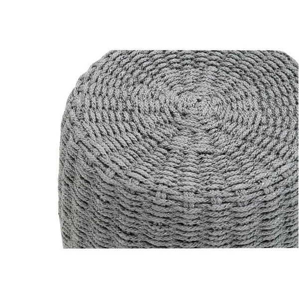 Maklaine Rope Weave Accent Table in Platinum