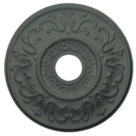 18 inchod x 3 1/2 inchid x 1 inchp Valletta Ceiling Medallion (Fits Canopies Up to 3 1/2 inch) - Hand-Painted Cloud Burst