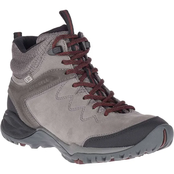 Merrell Women's Siren Traveller Q2 Mid Waterproof Shoe - 10 - Steel
