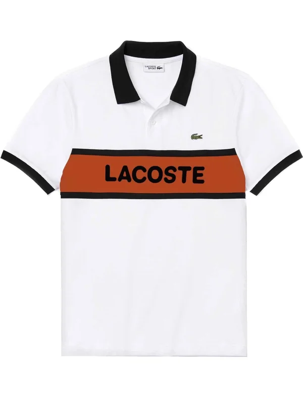 Lacoste Sport Short Sleeved Polo T Shirt White