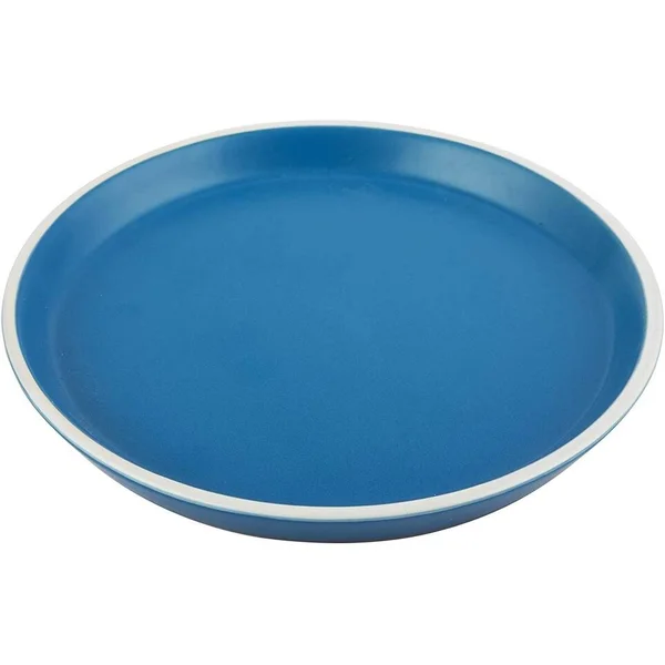 Melange Stoneware 18-Piece Dinnerware Set (Moderno Blue) - Service for 6| Dinner PLATE, Salad Plate & Soup Bowl (6 Each)|18