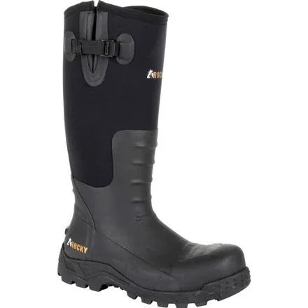 Rocky Sport Pro Steel Toe Rubber Work Boot - Adult Size 11.5