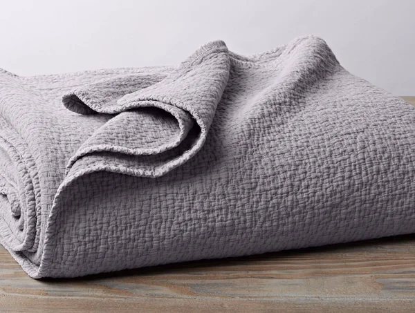 Coyuchi Cascade Organic Euro Sham - Granite