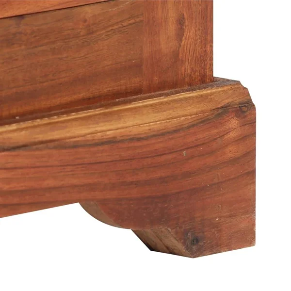 vidaXL Sideboard 24.4x22x11.8x22x29.5x22 Solid Acacia Wood