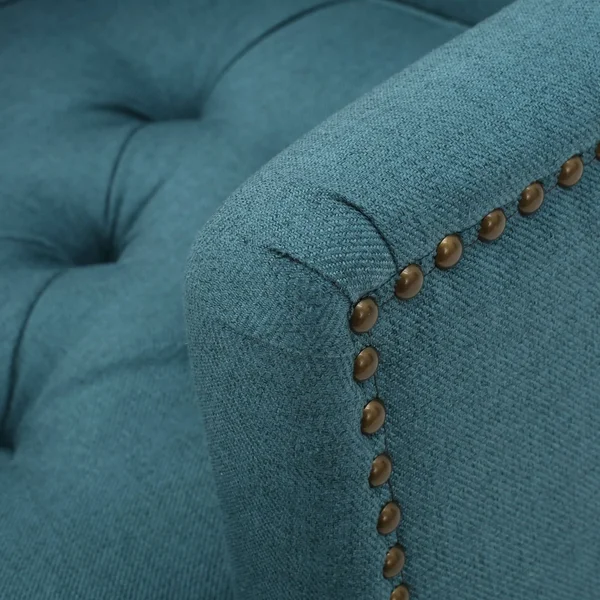 Christopher Knight Home Malone Beige Club Chair, Blue