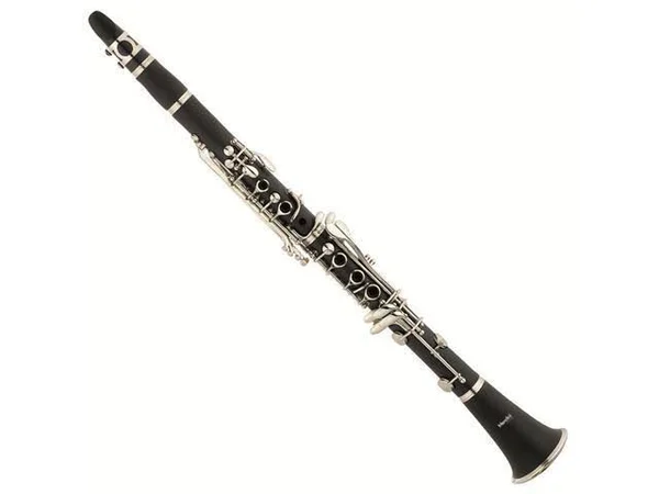 Mendini by Cecilio Black Ebonite Bb Clarinet with Stand - Tuner, 10 Reeds, Pocketbook, Mouthpiece and Case, B Flat MCT-E