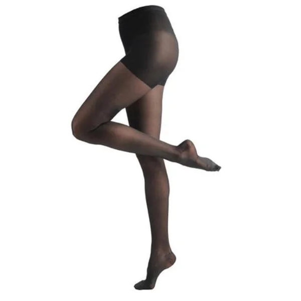 Venosan LEGLINE Closed Toe Pantyhose - 20-30 mmHg, Size: Queen, Black