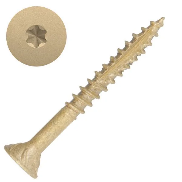 Screw Products Axis #8 Exterior STRUCTURAL Wood Screw - 20 lbs - 1-1/2x22 30257-29
