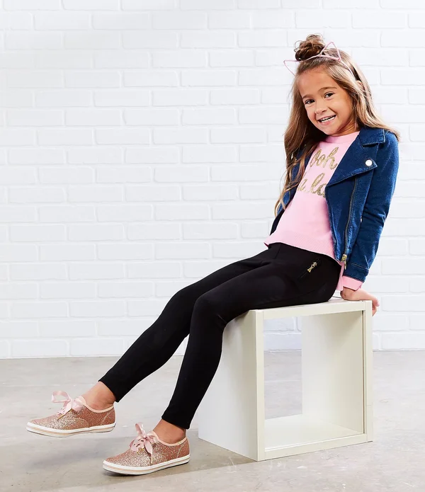 Keds x Kate Spade New York Champion Glitter Sneaker Rose Gold, Size 10 M Toddler Shoes