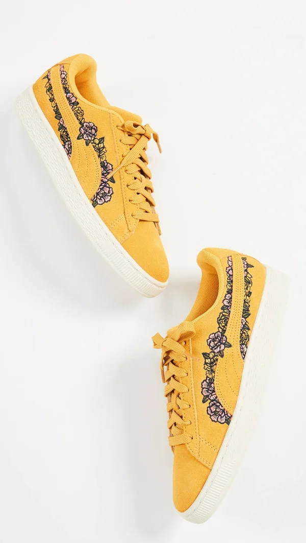 Puma Womens Suede Tol Embroidery - 6.5