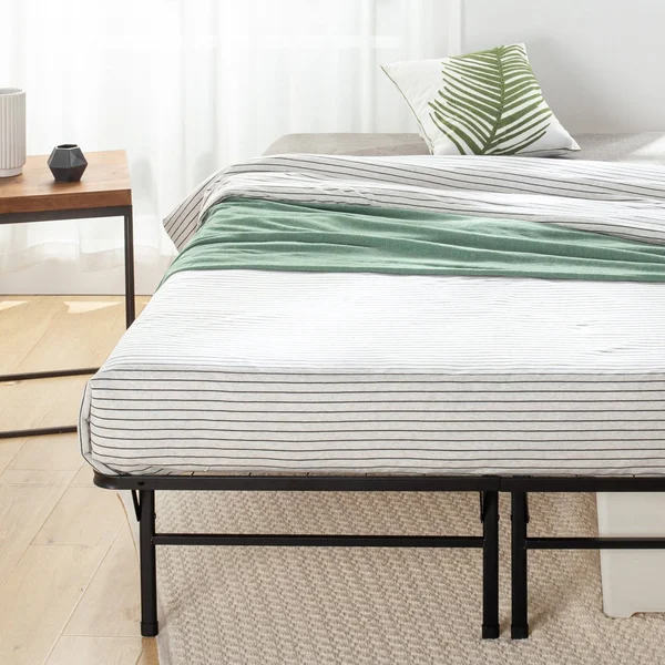 Priage by Zinus Deluxe Smart Base Steel Bed Frame - King