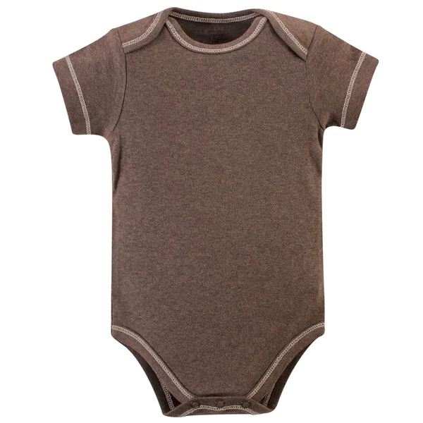 Touched by Nature Organic Cotton Bodysuits Moose 5-Pack, 9-12 Months