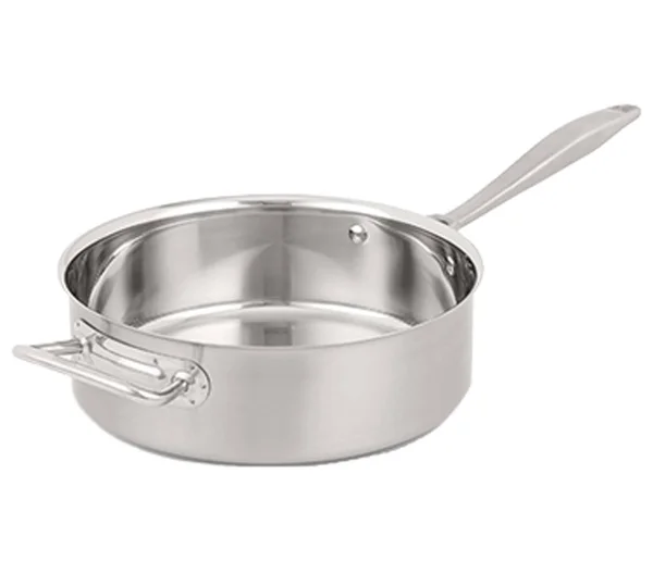 Vollrath Intrigue Stainless Steel Saute Pan, 6 Quart, 47746