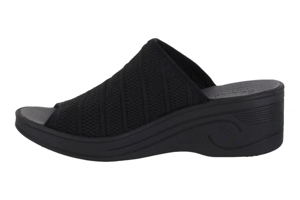 Easy Street Airy Women's Wedges - Size: 9.5 Wide, Black
