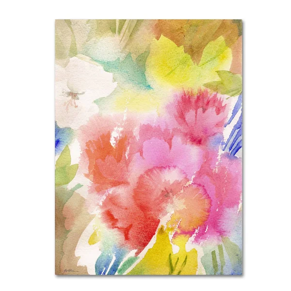 Trademark Global Sheila Golden 'Sonoma Garden' Canvas Art
