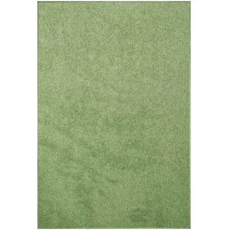 Modern Plush Solid Color Rug - Lime Green - 5& x 6&, Pet and Kids Friendly Rug. Made in USA, Rectangle, Area Rugs Great for Kids