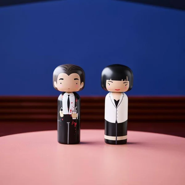 Lucie Kaas Kokeshi Doll - Pulp Fiction - Vincent Vega