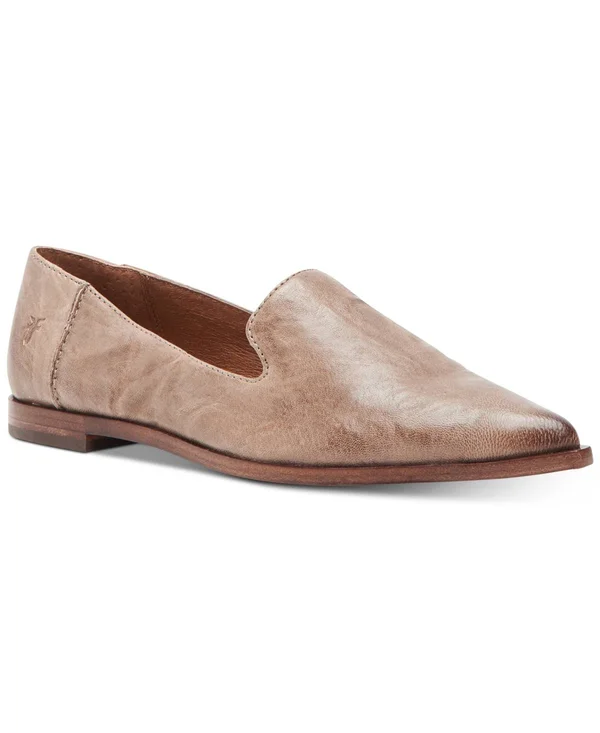 Frye Women's Kenzie Venetian Shoe - Grey, Size 6
