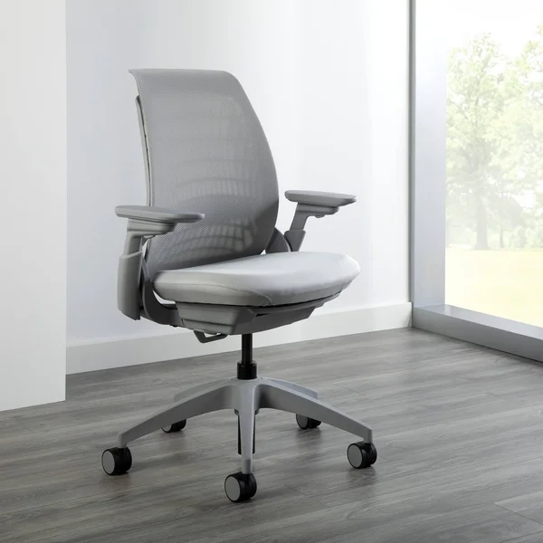 Allsteel Mimeo Task Chair - Light Gray Loft