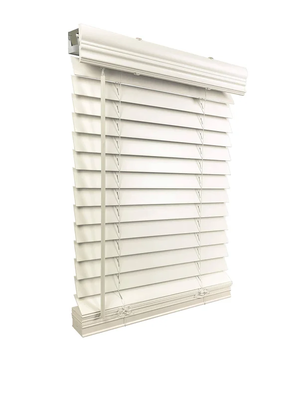 US Window and Floor 2x22 Faux Wood 42.5x22 W x 72x22 H, Inside Mount Cordless Blinds