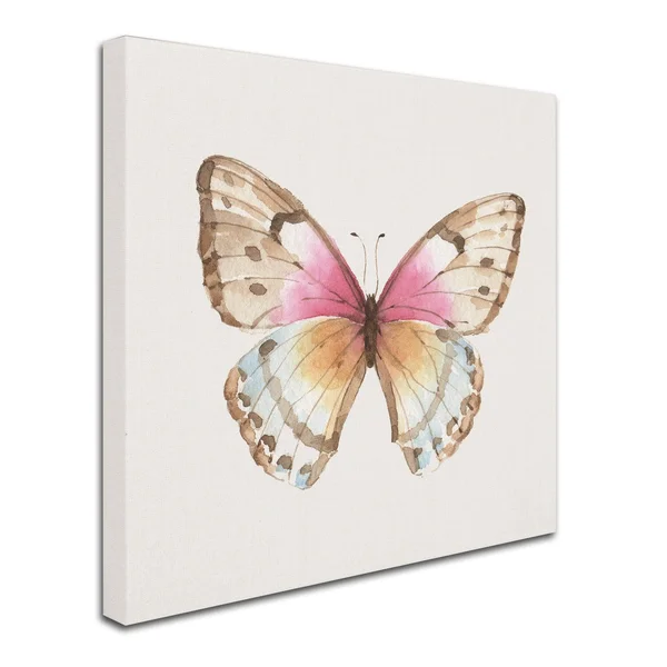 Trademark Fine Art 'Colorful Breeze XI' Canvas Art by Lisa Audit - Size: 35x35, White