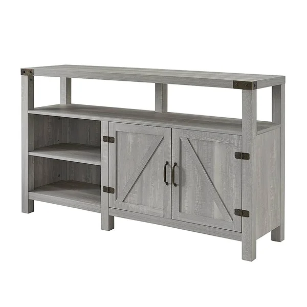 Edison - TV Cabinet for Most Flat-Panel TVs Up to 60x22 - Stone Gray