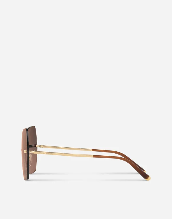 Dolce & Gabbana DG2204 Sunglasses - Gold (02/13)