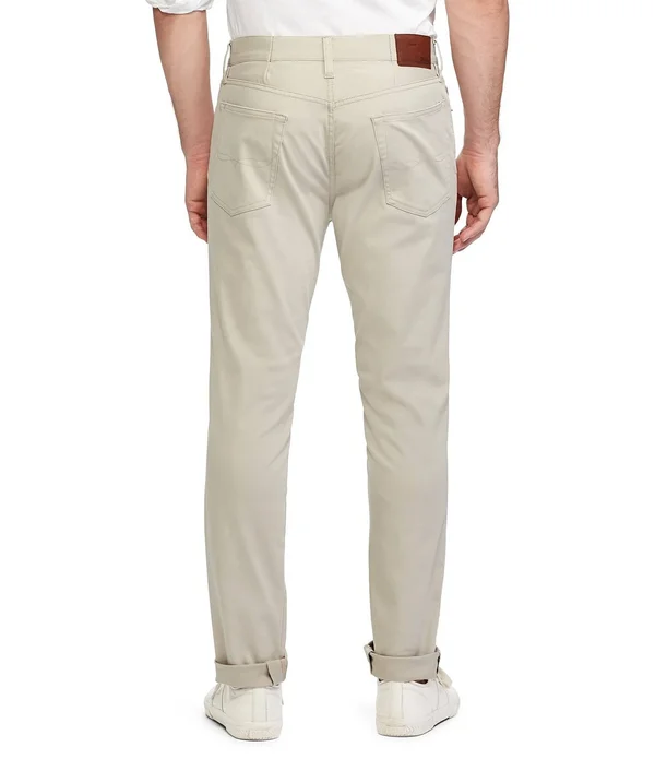 Polo Ralph Lauren Varick Slim-Fit Sateen Stretch Pants - 35 30