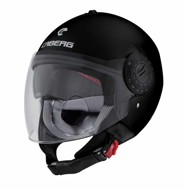 Caberg Riviera V3 Solid - Jet Helmet - Matt-Black - Xs