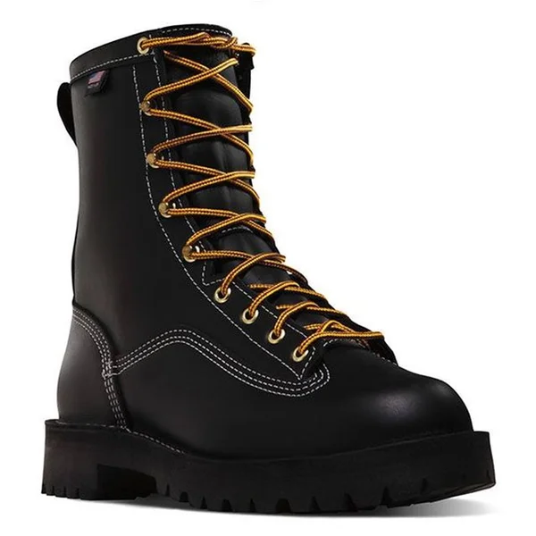 Danner Men's Super Rain Forest 8 inch Work Boot, Black