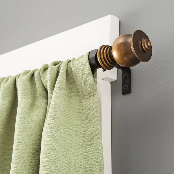 Kenney Parker Window Curtain Rod 48 to 86-inch Oil Rubbed Bronze