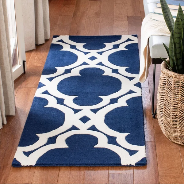Safavieh Chatham Blue & Ivory 6& x 9& Rug
