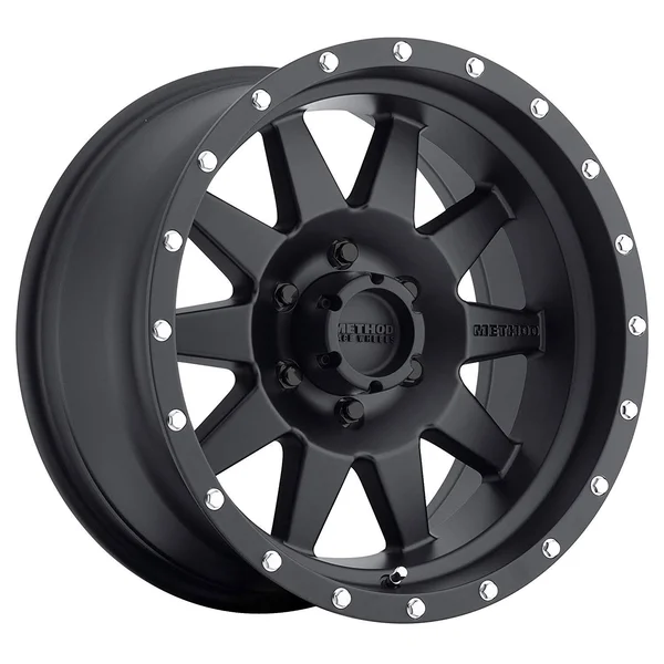 Method Race Wheels MR301 The Standard Wheel Matte Black 20x9 +18 5x150